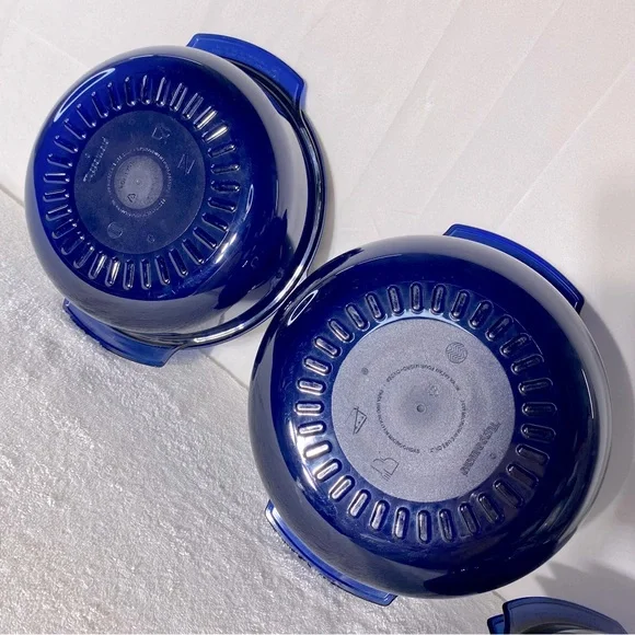 Tupperware Blue Microwave Stack Cooker Set 6Pc - Picture 8 of 16